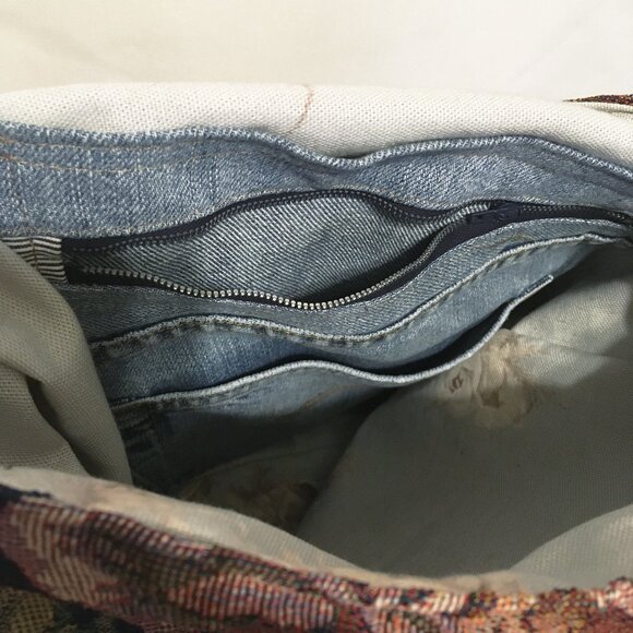 Handmade Upcycle Crossbody Bag, Boho Bag - Picture 6 of 6